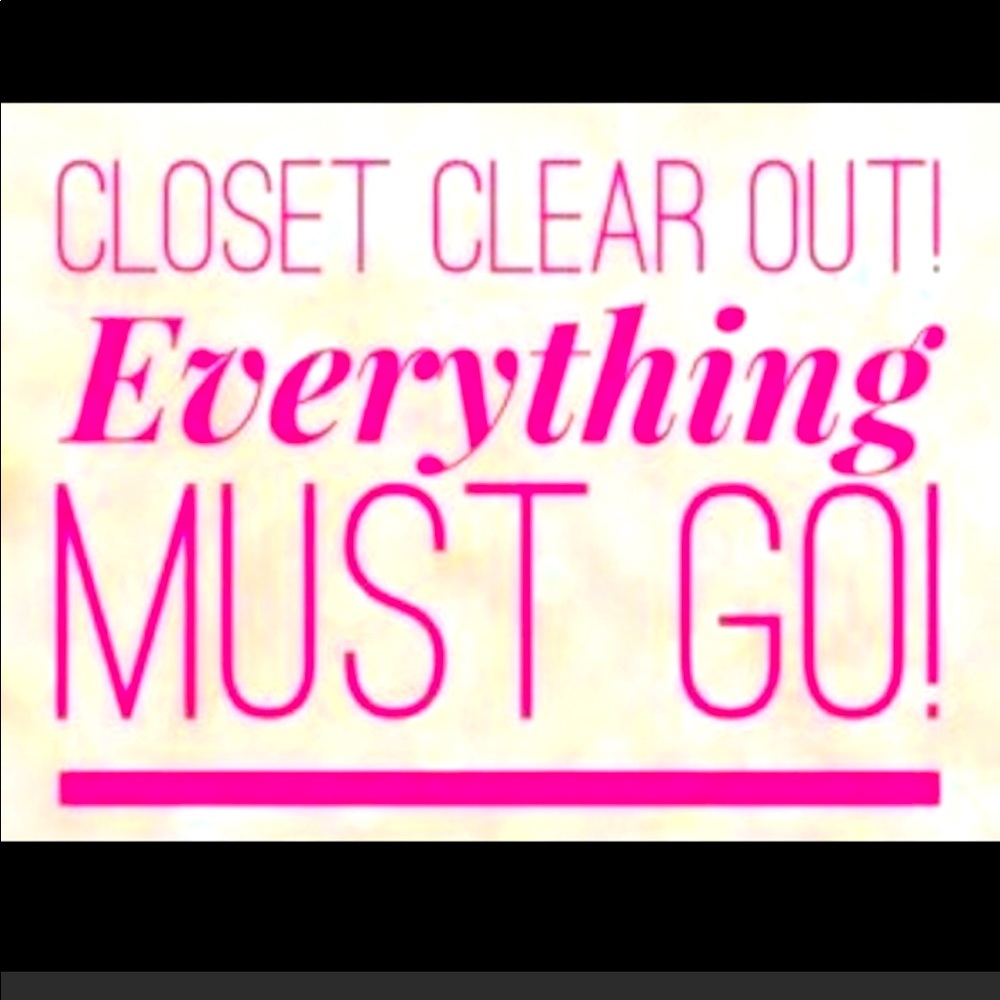 Everything must go!!!! Please don’t be shy & make offers!